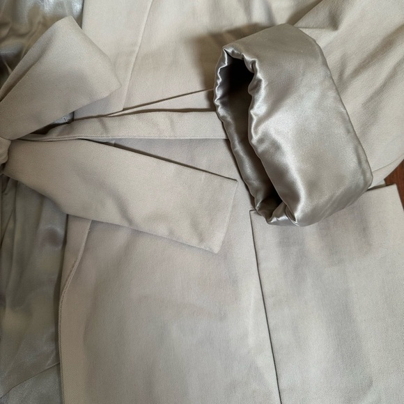 French Connection | Whisper belted wrap front blazer with tie waist belt size 4 - Picture 6 of 9